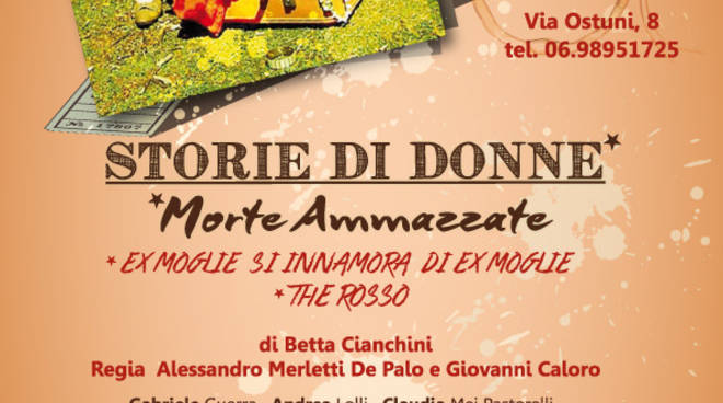 Locandina Storie di donne morte ammazzate