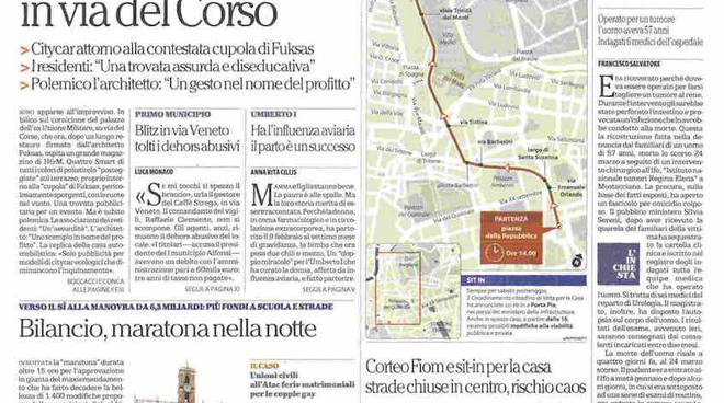 La Repubblica, Cronaca di Roma, 28 Marzo 2015