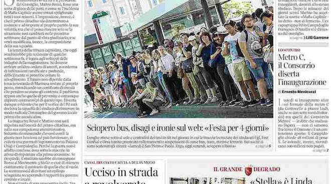 Corriere della Sera Cronaca di Roma 27 giugno 2015