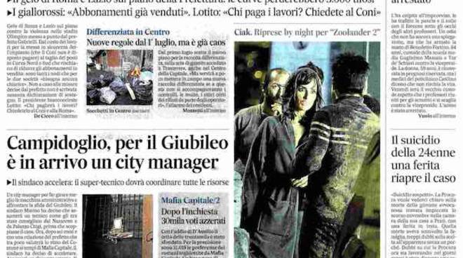 Il Messaggero Cronaca di Roma 28 Giugno 2015