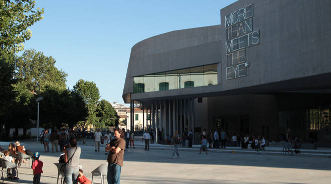 MAXXI inaugurazione dell’installazione Great Land del gruppo romano Corte (2)