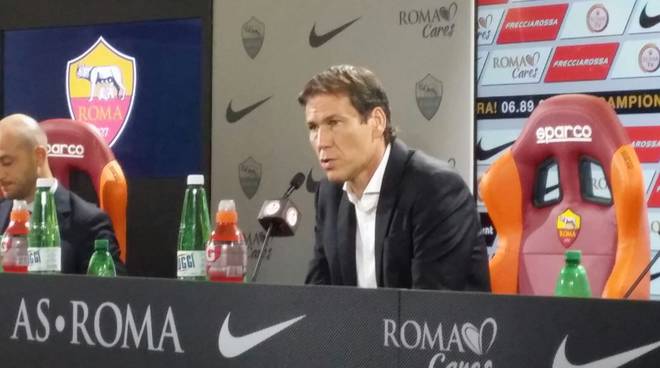 Rudi Garcia in conferenza