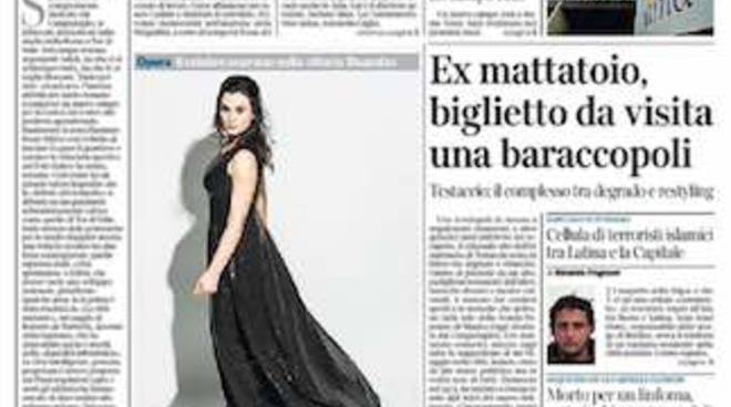 Corriere della Sera Roma prima pagina di oggi lunedì 13 marzo 2017