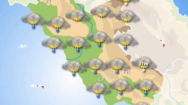 Meteo Roma Eegione Lazio 10-11-2017