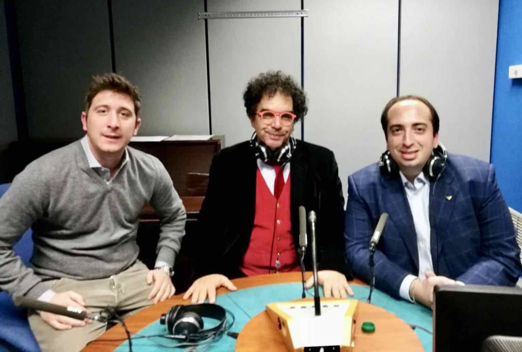 ANGI sx Vittorio Hans Pinto, Daniel Della Seta e Gabriele Ferrieri