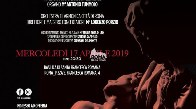 HT Classical presenta lo Stabat Mater presso la Basilica di Santa Francesca Romana