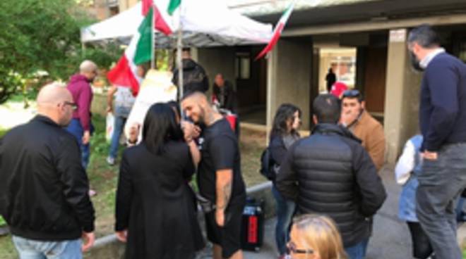 Casapound a Casal Bruciato