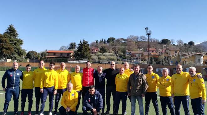 Colonna - Staff coi dirigenti Perugia