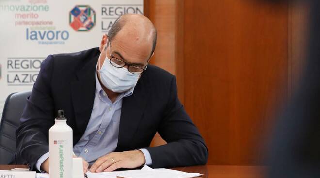 zingaretti firma ordinanza covid