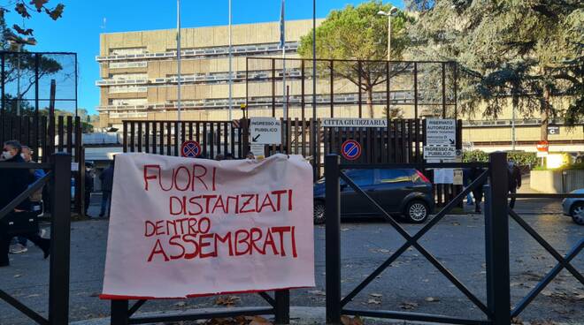 protesta dipendenti tribunale penale