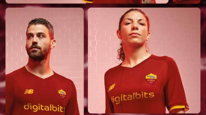 maglia home as roma 2021-22