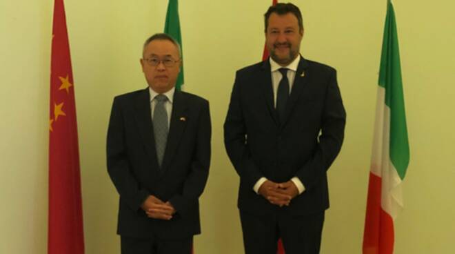 SALVINI E AMBASCIATORE CINESE