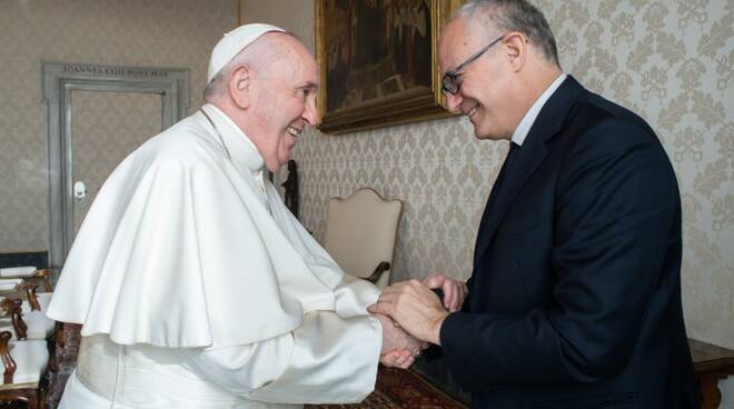 roberto gualtieri e papa francesco