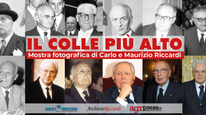 MOSTRA FOTOGRAFICA IL COLLE PIÙ ALTO Da De Nicola a Mattarella, tutti i  Presidenti fotografati da Carlo e Maurizio Riccardi - RomaDailyNews
