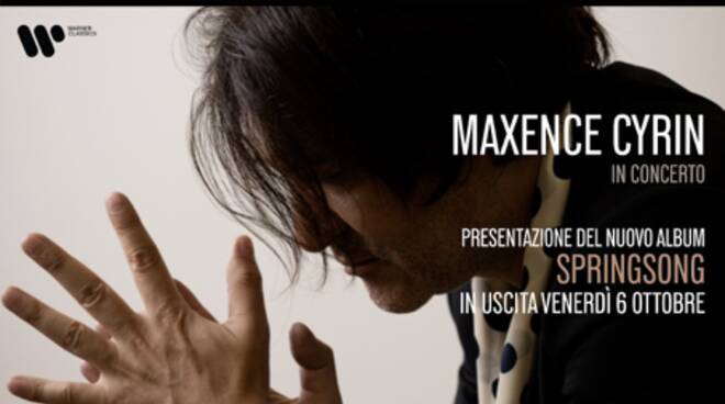 Il pianista francese Maxence Cyrin il 5 ottobre all’Auditorium Parco della Musica