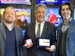 Fabrizio Santori - Roberto Sergio - Fabrizio Pacifici - Premio Antenna d'Oro per la Tivvù