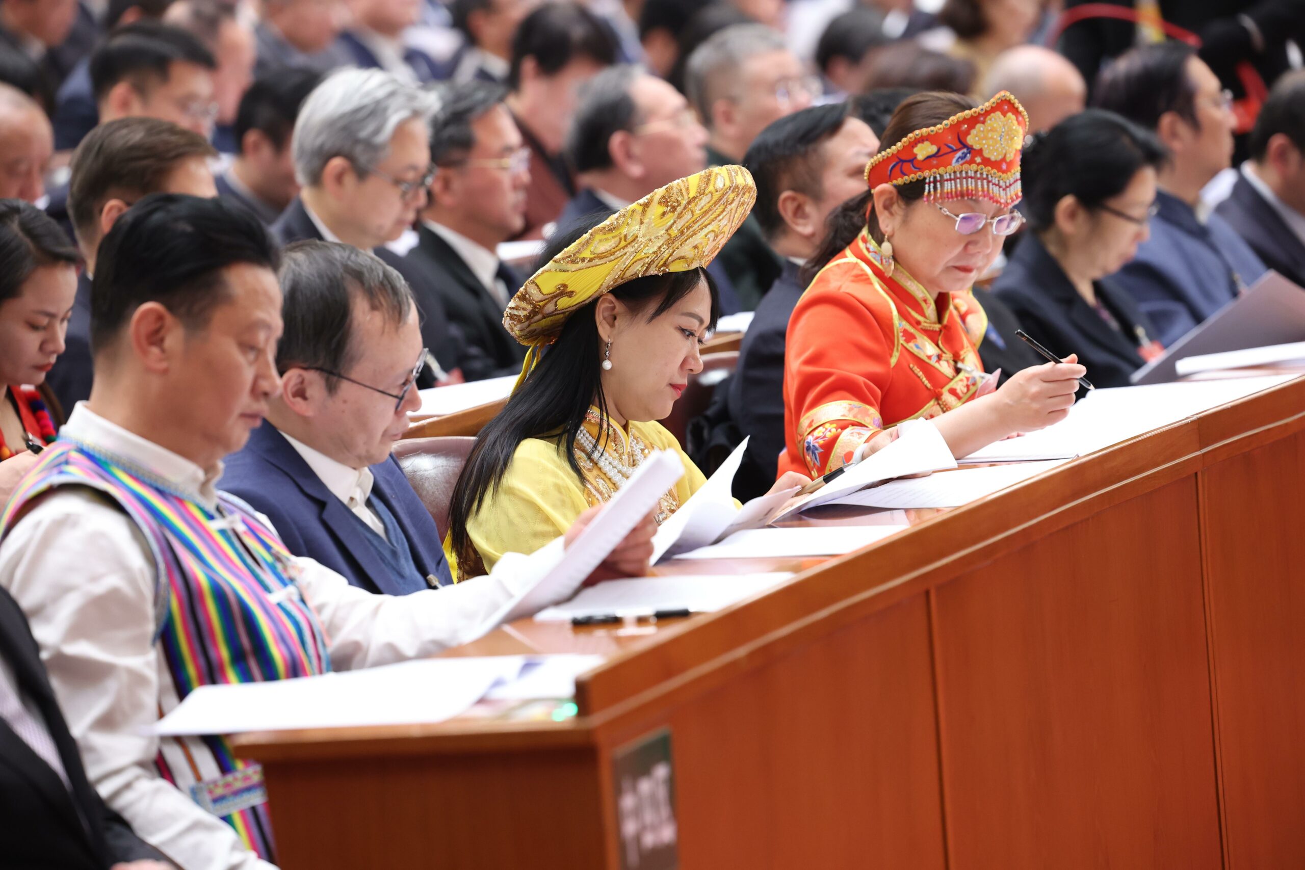 Cina: Pechino, riunione di apertura di sessione 14mo Comitato nazionale CPPCC (1)